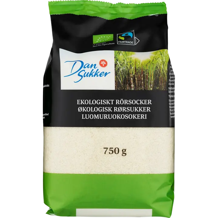 Dansukker Luomuruokosokeri 750g