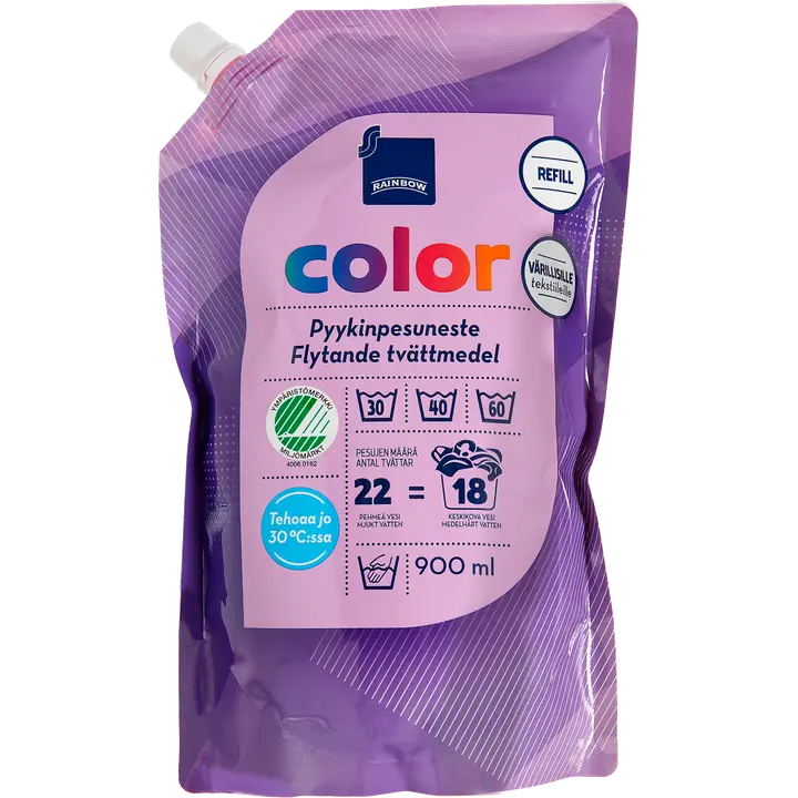 Rainbow Color pyykinpesuneste värillisille tekstiileille 900ml