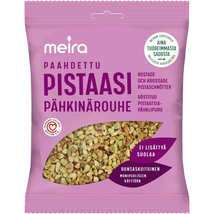 Meira Paahdettu pistaasipähkinärouhe 70g