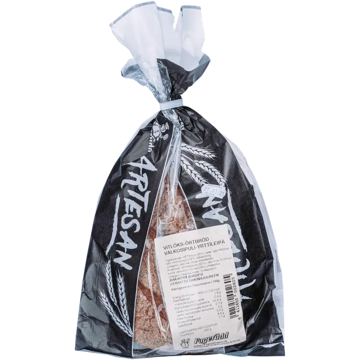 Bageri Fagerudd Leipomo Valkosipuli-Yrttileipä 500g