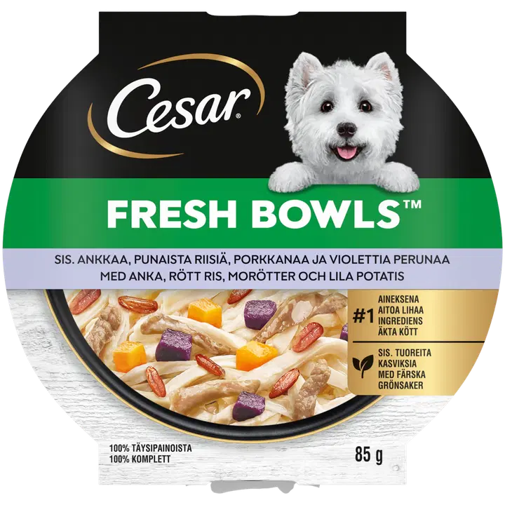 CESAR 85g Fresh bowls Ankkaa kastikkeessa