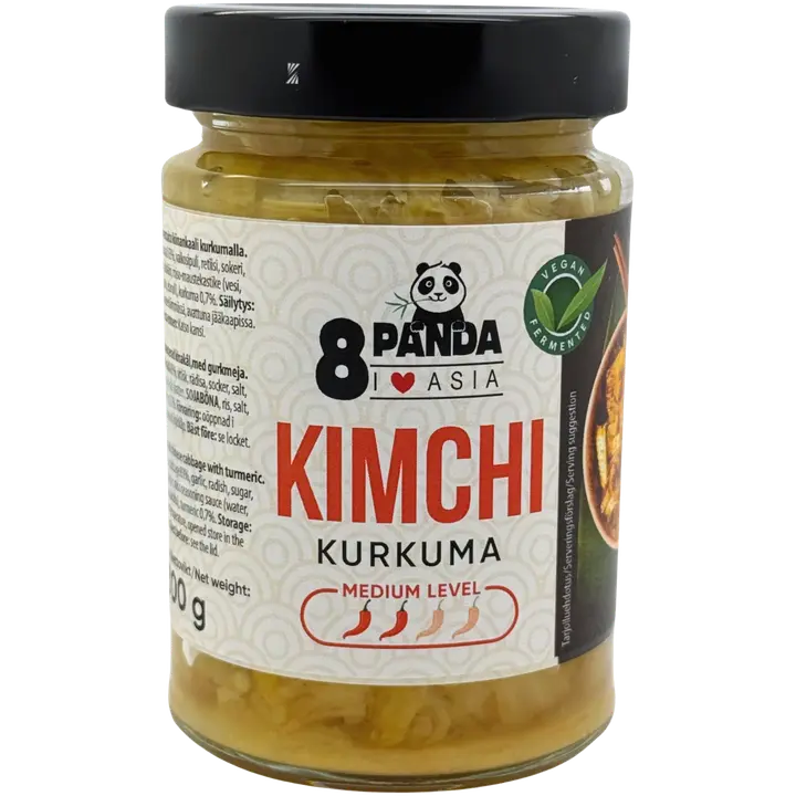 8 Panda Kimchi kurkuma, medium 300 g