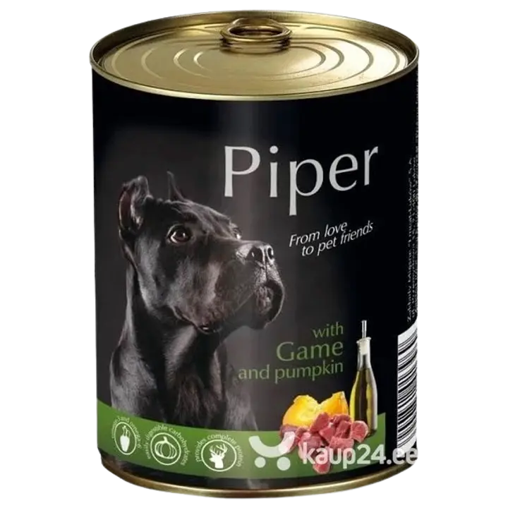 Piper märgtoit koertele ulukiliha ja kõrvitsaga 400g