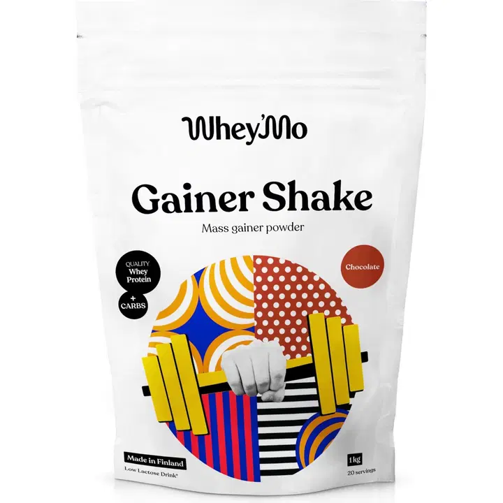 Whey´Mo 1kg Suklaa Gainer Shake juomajauhe