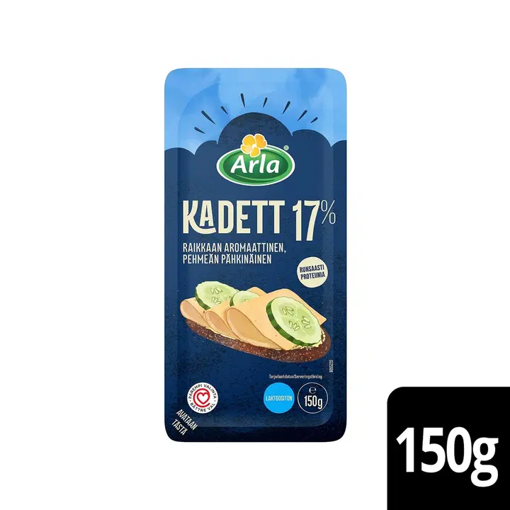 Arla Kadett 17% viipale 150g