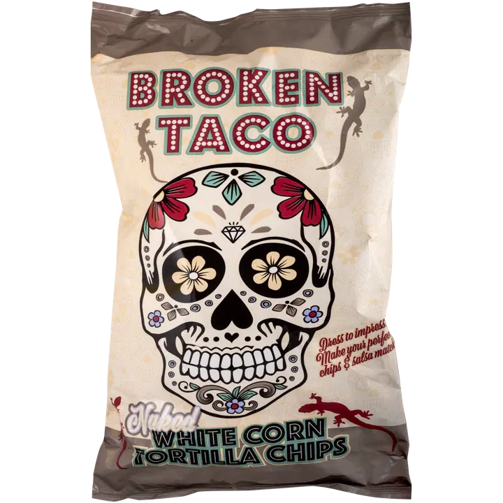 Broken Taco White Corn Tortilla Chips