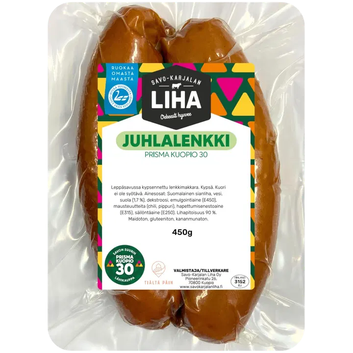 Savo-Karjalan Liha Oy Juhlalenkki 450g