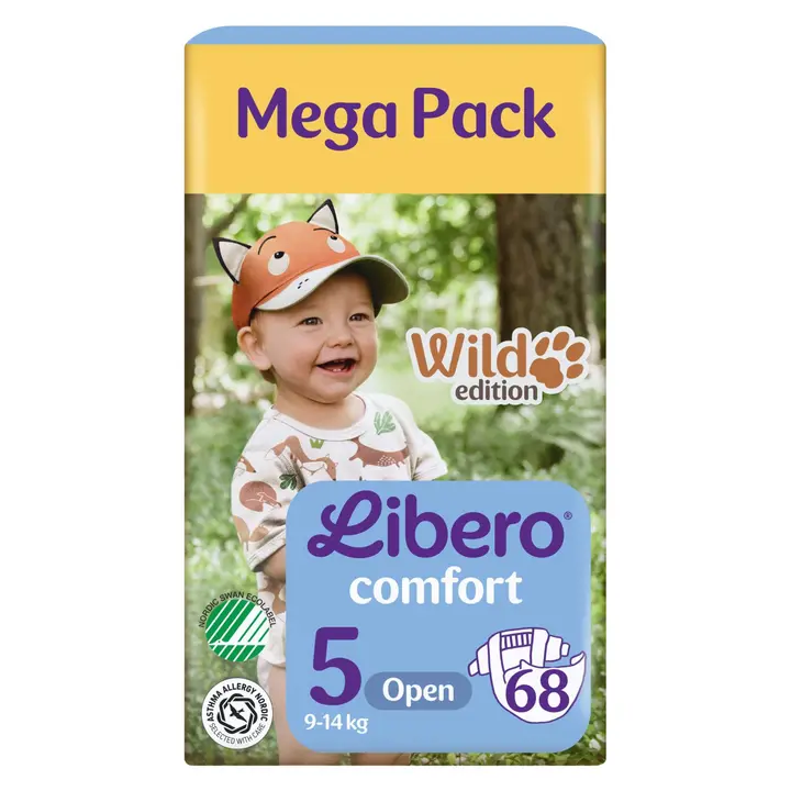 LIBERO Comfort teippivaippa koko 5, 68 kpl , koko 9-14kg
