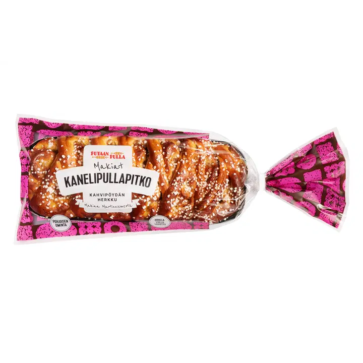 PutaanPulla Kanelipullapitko 370g voi-vaniljatäytepitko kanelilla