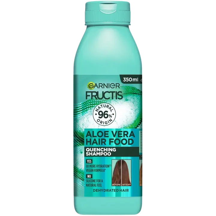 Garnier Fructis Hair Food Aloe Vera shampoo normaaleille ja kuiville hiuksille 350ml