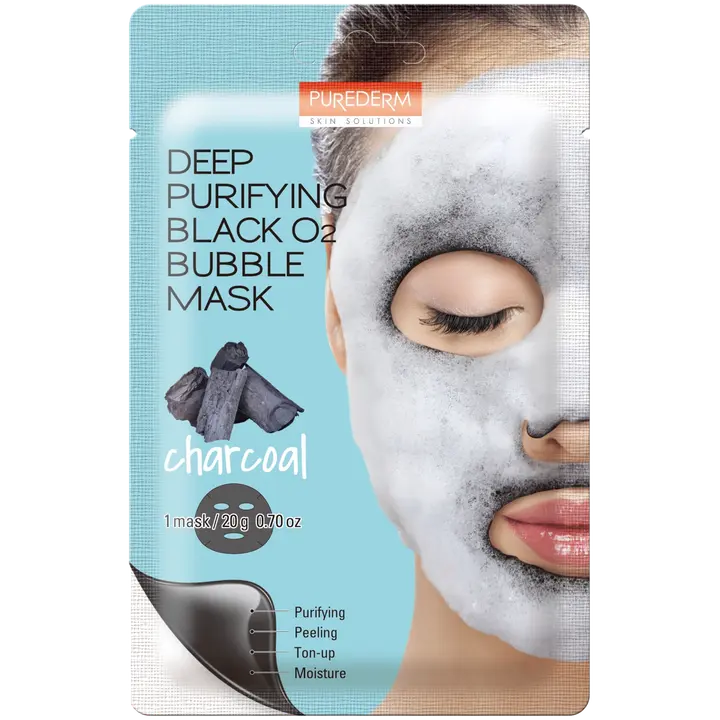 Purederm mullimask sügavpuhastav must O2 söe