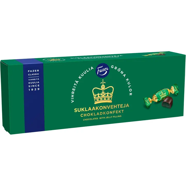 Fazer Vihreitä kuulia tumma suklaakonvehti 320g