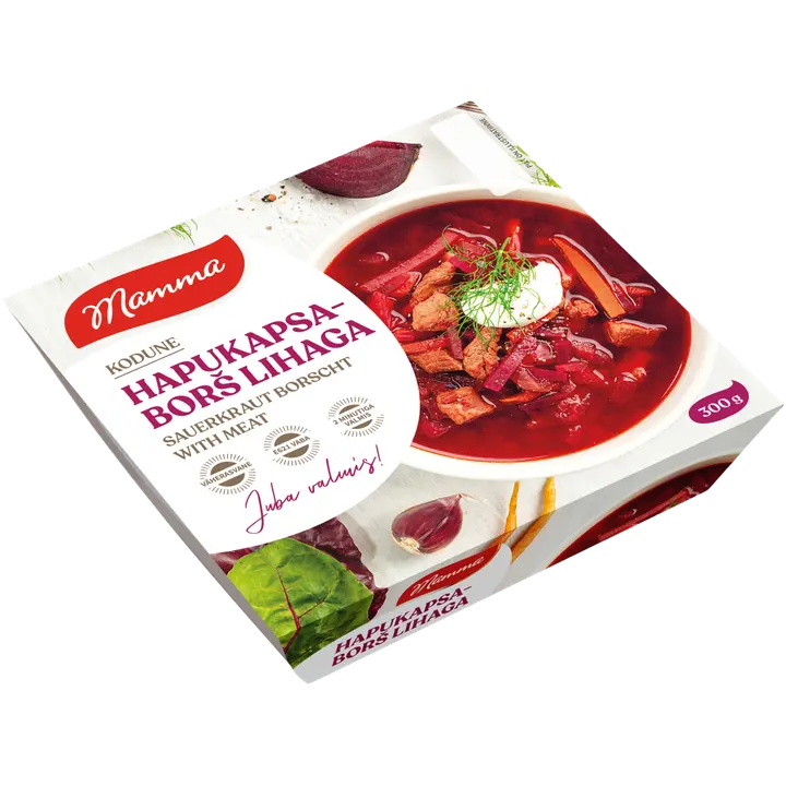 Mamma Hapukapsaborš Lihaga 300 G