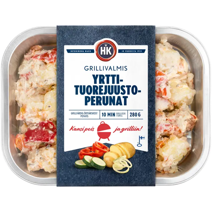 HK Grillivalmis Yrttituorejuustoperunat 280g