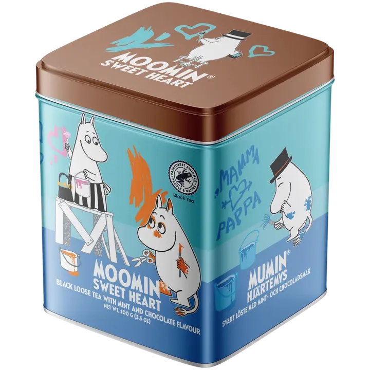 Nordqvist Muumien Sulosydän RFA 100g musta tee