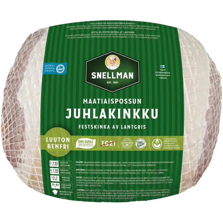 Snellman Maatiaispossun pieni juhlakinkku luuton pakaste n3,0kg
