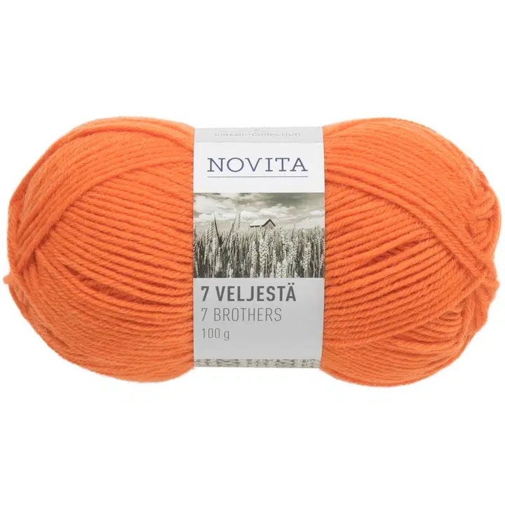 Novita 7 veljestä 100g appelsiini 278