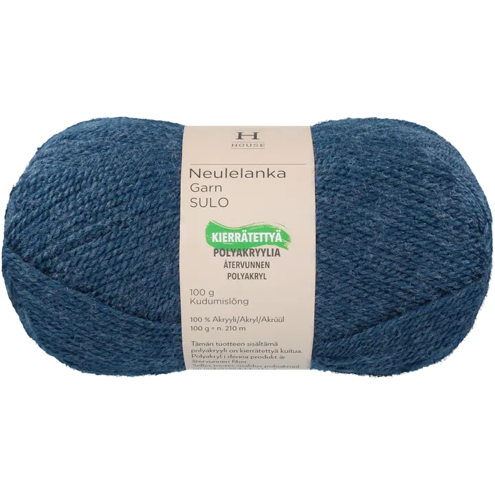 House neulelanka akryyli Sulo 100 g Denim Blue 5541