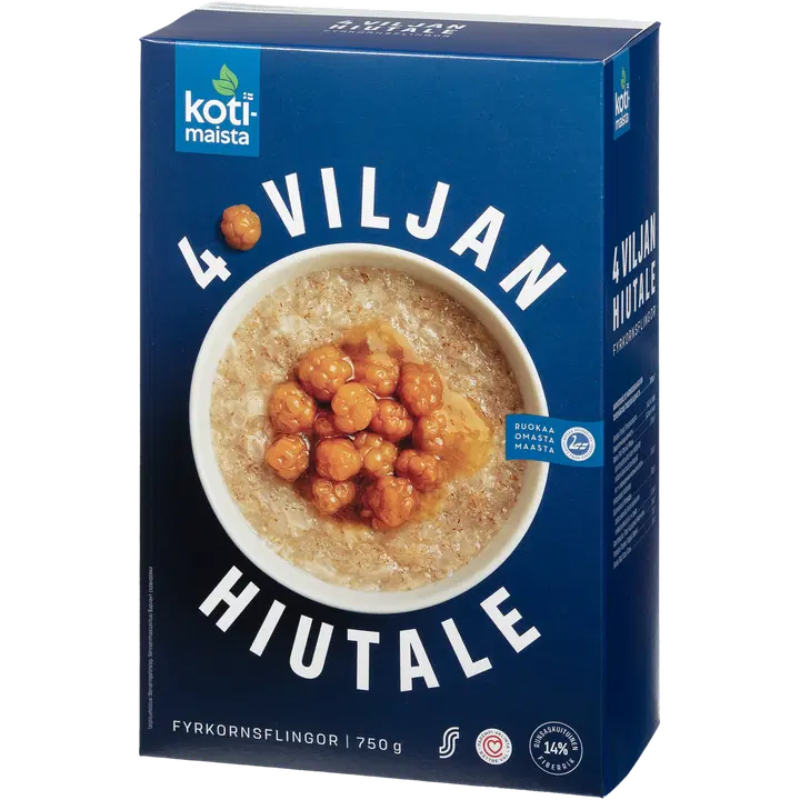 Kotimaista 4 Viljan hiutale 750 g