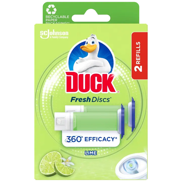 Duck Fresh Discs 2x36ml lime zest täyttöpakkaus