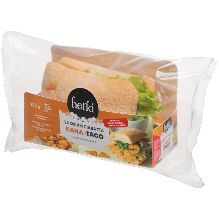 Fresh Hetki Suosikkiciabatta Kana-taco 180g