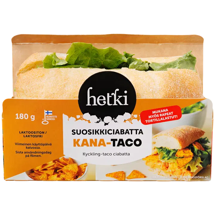 Fresh Hetki Suosikkiciabatta Kana-taco 180g