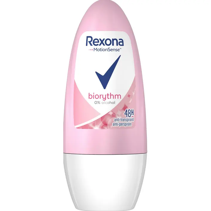 Rexona Biorythm Antiperspirantti Deodorantti Roll-on 48 h suoja 50 ml