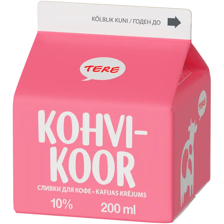 Kohvikoor 10%, 200 ml