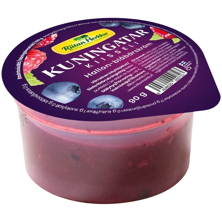 Riitan Herkku  Kuningatarkiisseli mustikka-vadelma 90g