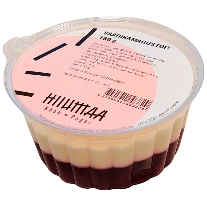 HIIUMAA KÖÖK Vaarikamagustoit 180 g