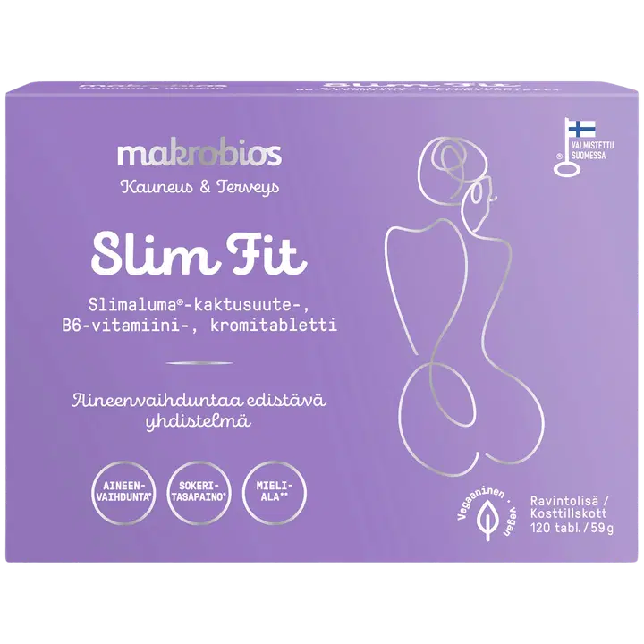 Makrobios Slim Fit 120 tablettia 59g