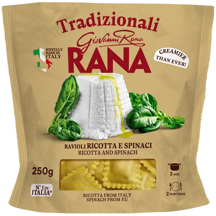 Rana Ravioli ricotta & pinaatti 250g