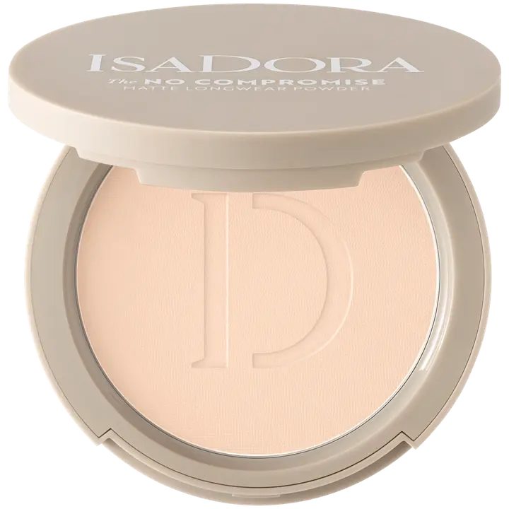 Isadora The No Compromise Matte Longwear Powder puuteri 60 Neutral Porcelain 7 g