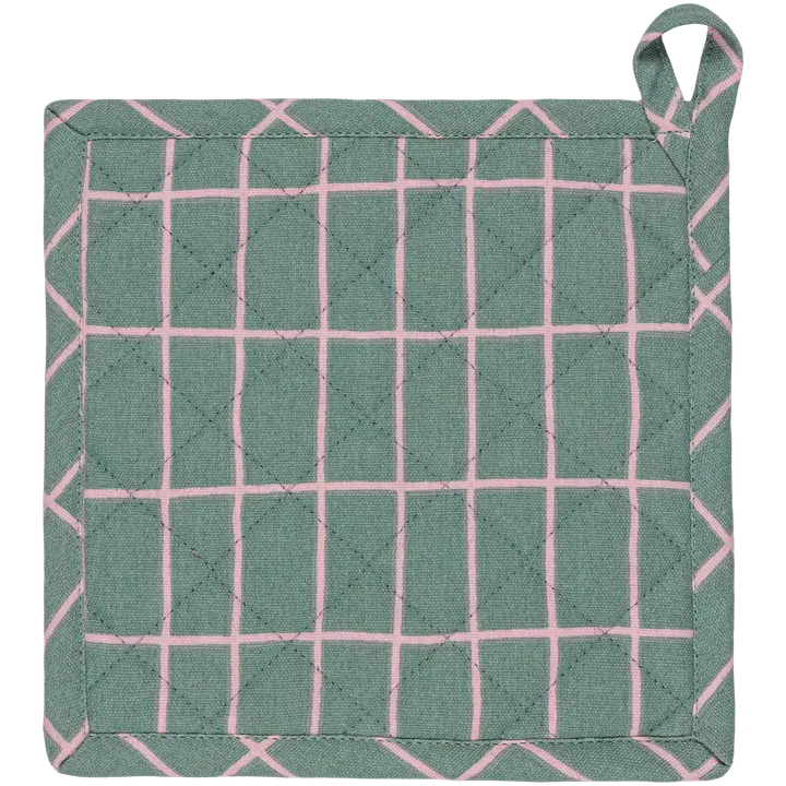 House patalappu Elonkorjuu 22x22 cm vihreä/vaaleanpunainen PatternLab