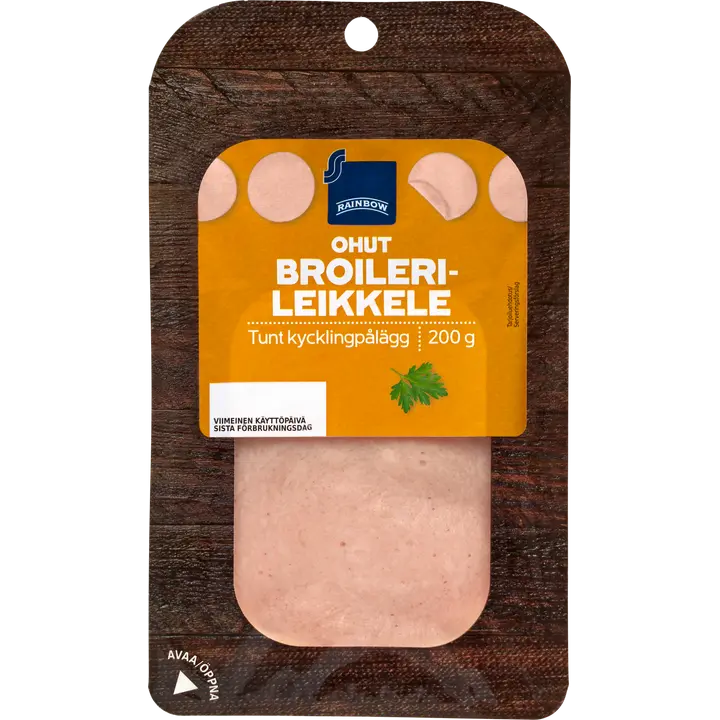 Õhukesed broileriviilud 200 g