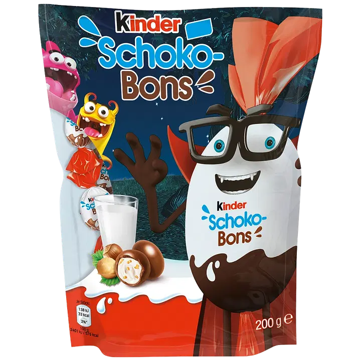 Kinder Schoko Bons suklaamakeispussi 200 g Halloween