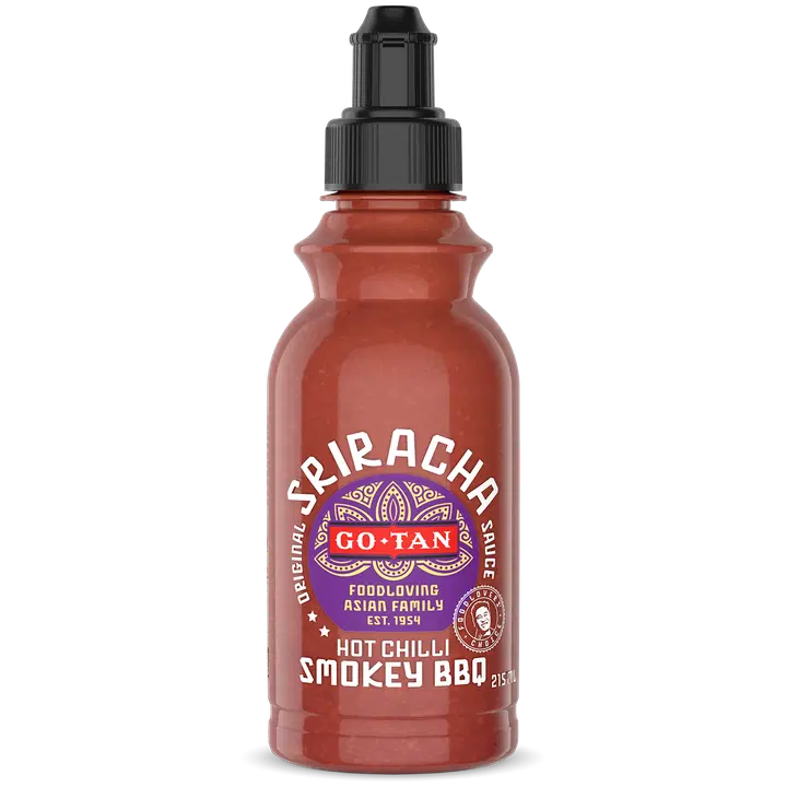 Go-Tan Smokey Sriracha Hot Chilli Sauce kastike 215ml