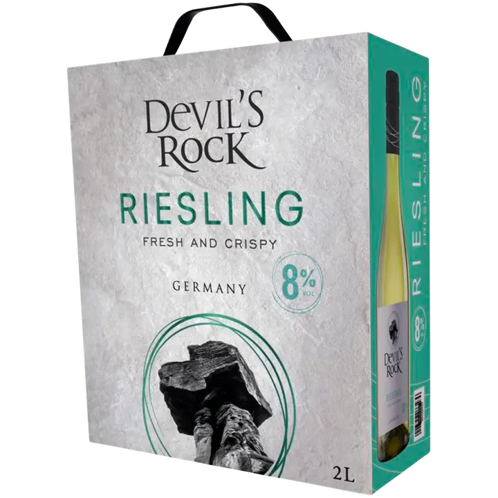Devil's Rock Riesling 8 til-% 2L BIB valkoviini