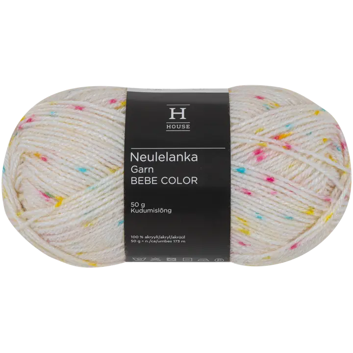 Lõng Bebe Color 50g vikerkaar