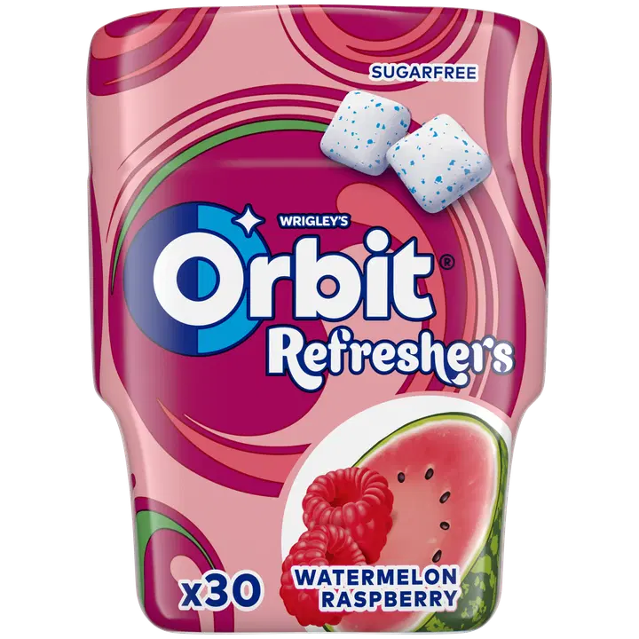Orbit Refreshers arbuusi-vaarika 30tk 67g purgis