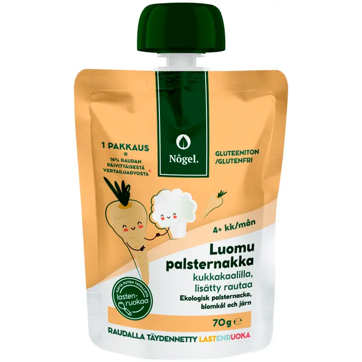 Nôgel luomu palsternakka kukkakaalilla, 70 g