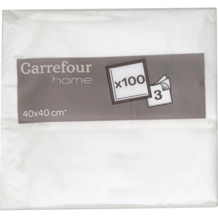 Carrefour Salvrätt 40cm valge