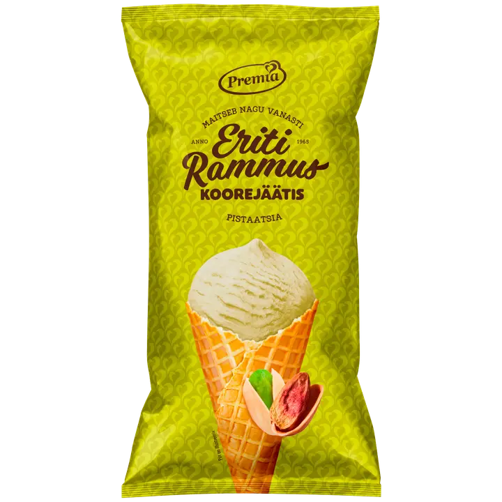 Eriti Rammus pistaatsia koonusjäätis 100g / 200ml