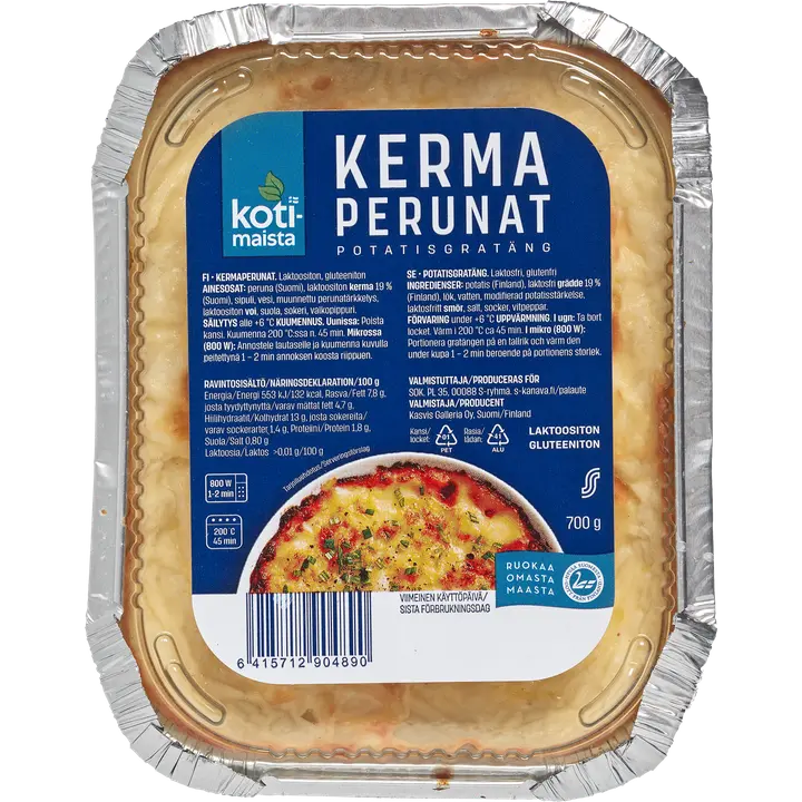Kotimaista Kermaperunat 700g laktoositon