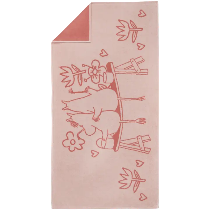 Moomin Arabia kylpypyyhe 70x140 Rakkaus