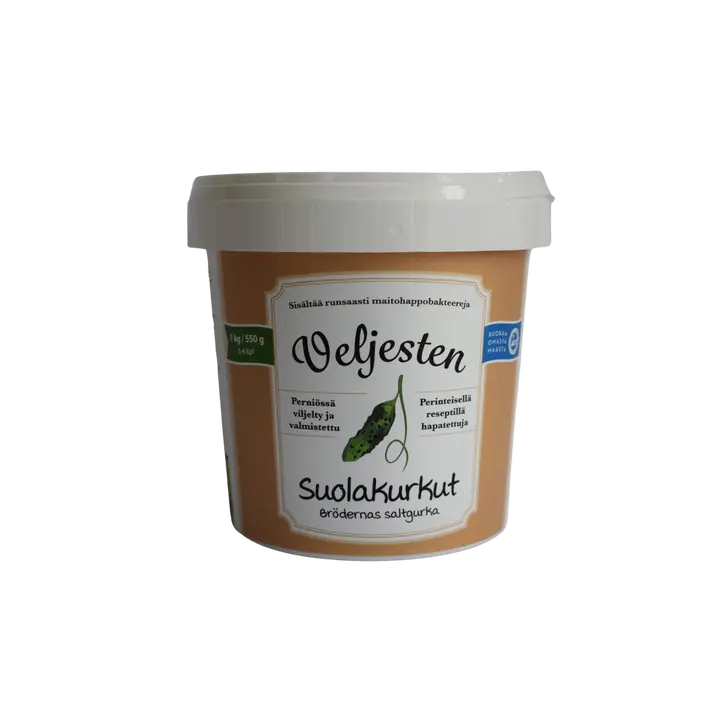 Veljesten suolakurkut 550G