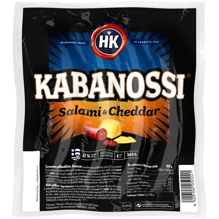 HK Kabanossi® Salami & Cheddar 360 g