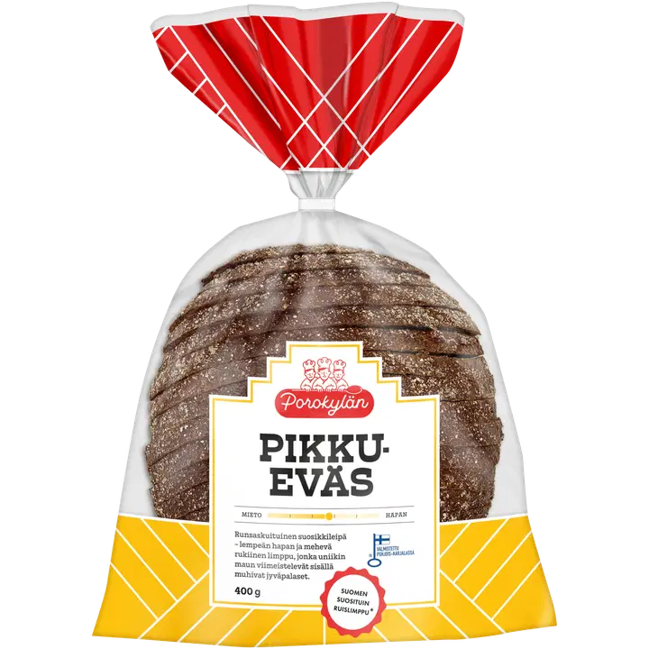Porokylän Pikkueväs 400 g ruisleipä