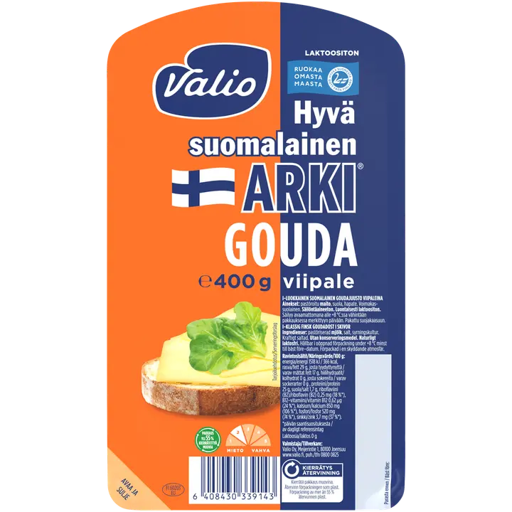 Valio Hyvä suomalainen Arki® goudaviipale e400 g