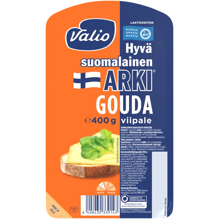 Valio Hyvä suomalainen Arki® gouda juustoviipale e400 g
